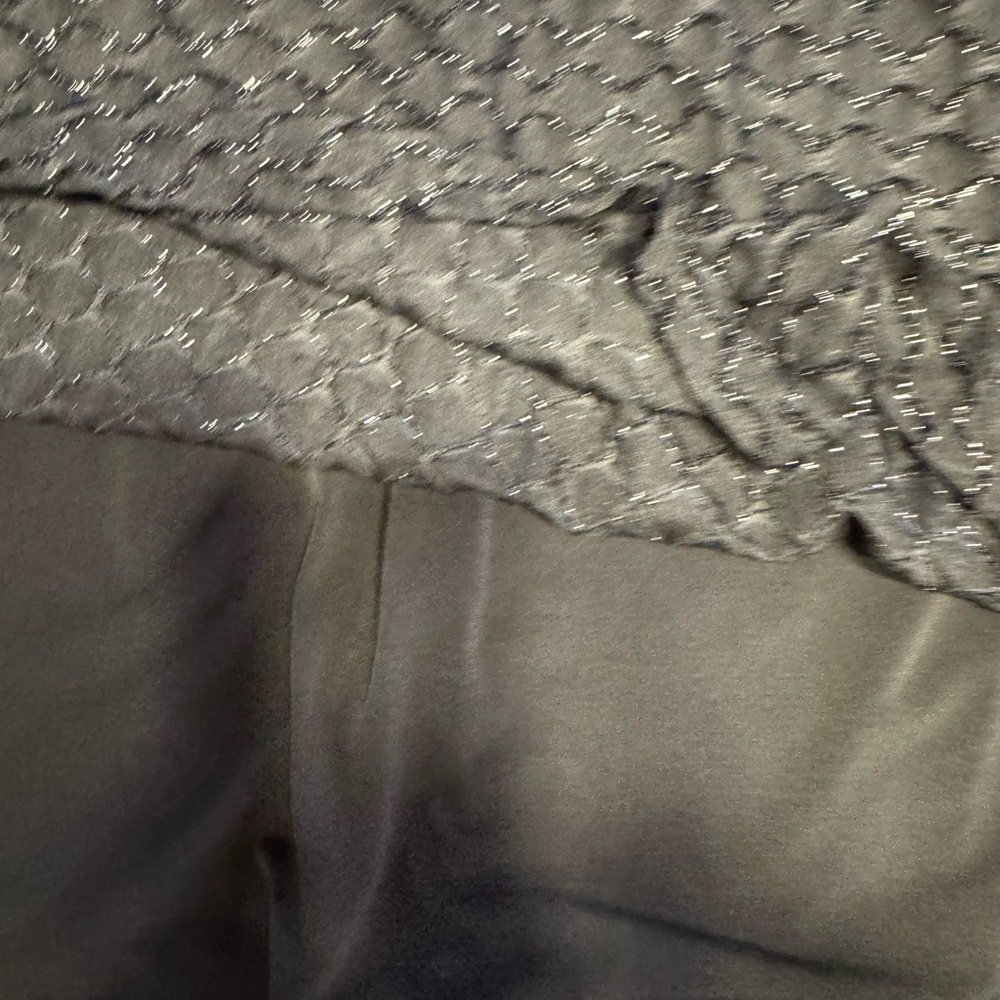 Studio Works Dark Gray Women's Textured Blouse - Picture 5 of 6